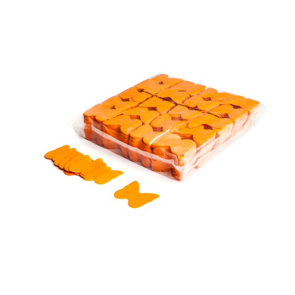 »slowfall« Konfetti Orange, Schmetterling Ø 55mm, 1kg