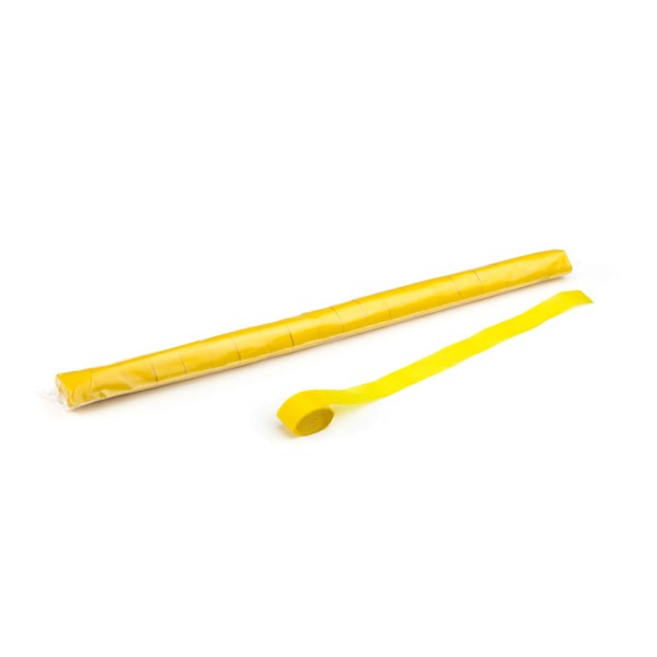 Luftschlangen/Streamer Gelb, 25mm, 10m