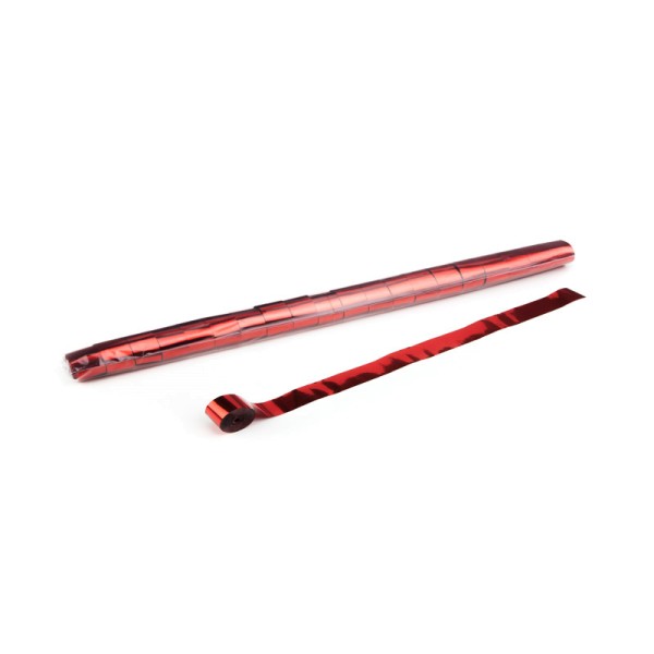 Luftschlangen/Streamer Rot (metallic), 25mm, 10m