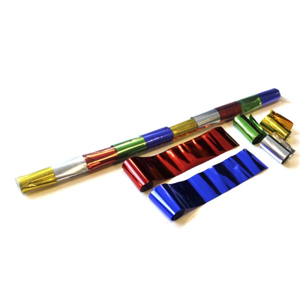 Luftschlangen/Streamer Multicolor (metallic), 50mm, 10m