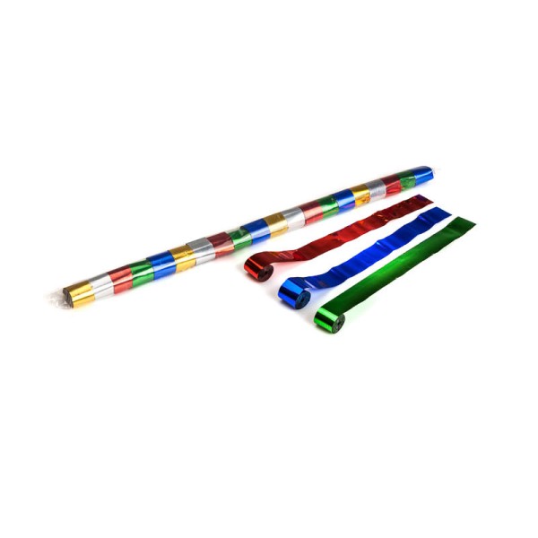 Luftschlangen/Streamer Multicolor (metallic), 25mm, 10m