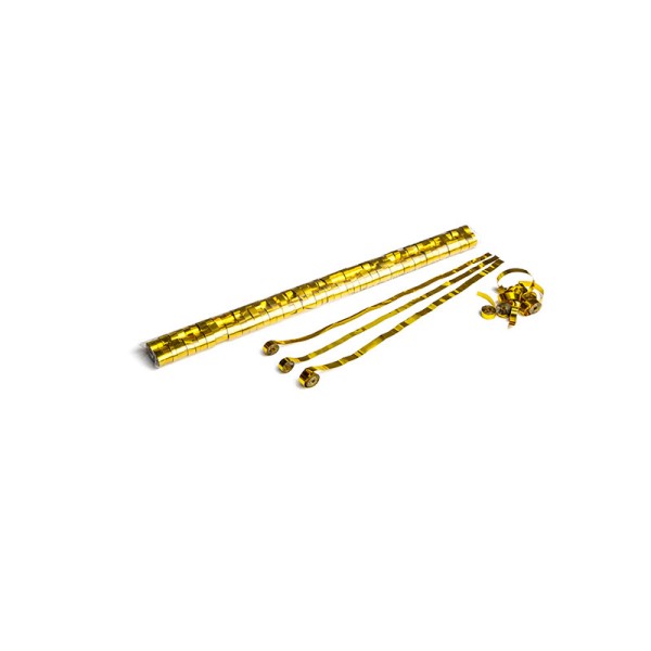 Luftschlangen/Streamer Gold (metallic), 8,5mm, 5m