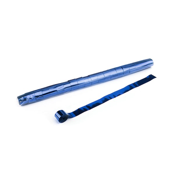 Luftschlangen/Streamer Blau (metallic), 25mm, 20m