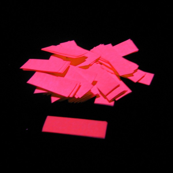 »slowfall« UV Konfetti Neon Orange, 55x17mm, 1kg