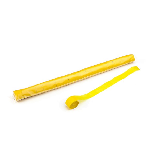 Luftschlangen/Streamer Gelb, 25mm, 20m