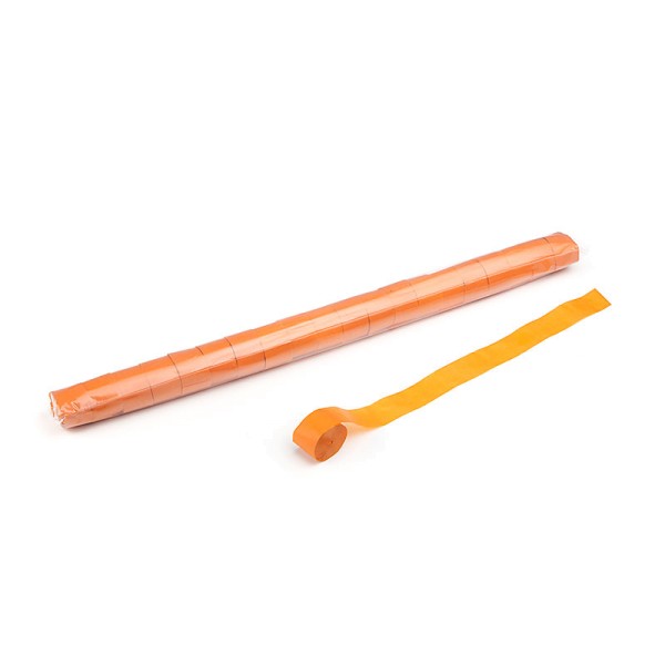 Luftschlangen/Streamer Orange, 25mm, 20m