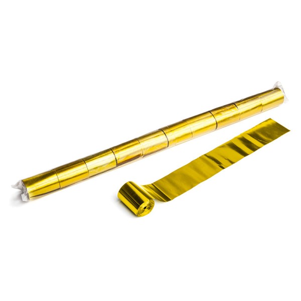 Luftschlangen/Streamer Gold (metallic), 50mm, 20m