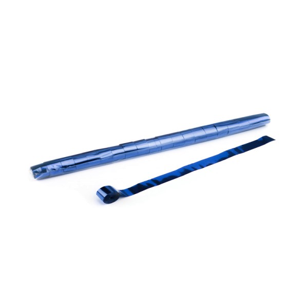 Luftschlangen/Streamer Blau (metallic), 25mm, 10m