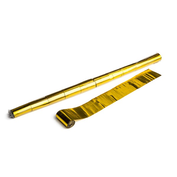 Luftschlangen/Streamer Gold (metallic), 50mm, 10m