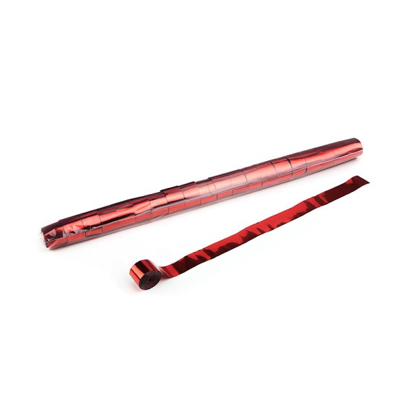 Luftschlangen/Streamer Rot (metallic), 25mm, 20m