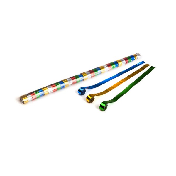 Luftschlangen/Streamer Multicolor (metallic), 15mm, 10m