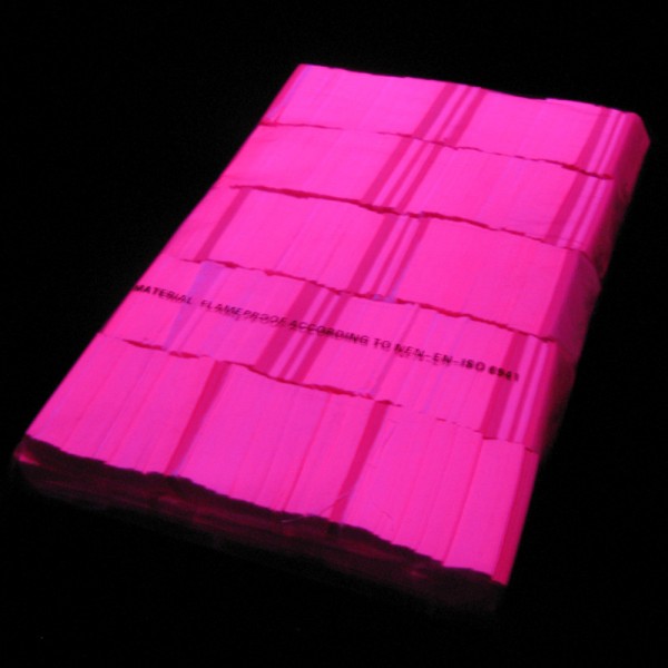 »slowfall« UV Konfetti Neon Pink, 55x17mm, 1kg