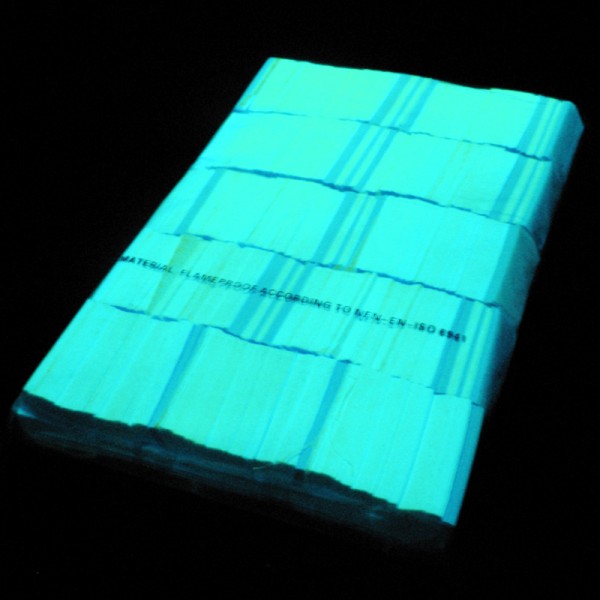 »slowfall« UV Konfetti Neon Grün, 55x17mm, 1kg